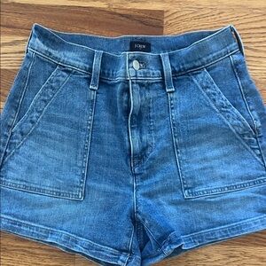 J. Crew Factory Women's Patch Pocket Denim Shorts